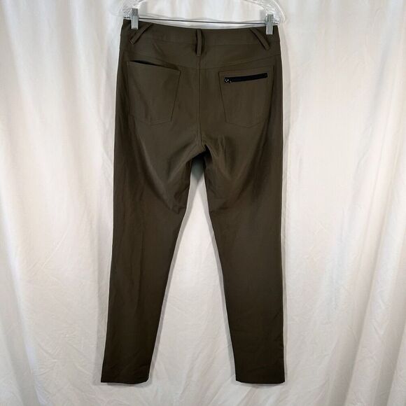 Normal Brand Pants Men's 32x32 Green Button Zip Pockets Nylon No Logo - Picture 6 of 9